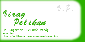 virag pelikan business card